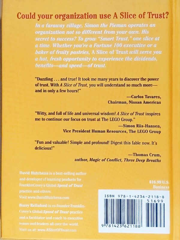 A Slice of Trust: The Leadership Secret with the Hot & Fruity Filling - David Hutchen & Barry Rellaford - Image 3